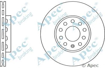 APEC BRAKING dsk911 -  Тормозной диск